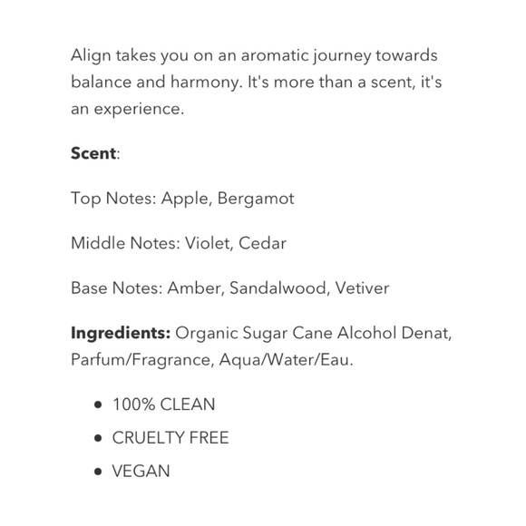 THE LYFESTLE CO. Align Eau de Parfum - .33 fl oz NIB - Picture 4 of 4